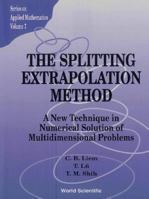 cover image of Splitting Extrapolation Method,the